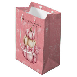 Pink Pumpkin Baby Girl Dusche Mittlere Geschenktüte