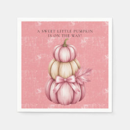 Pink Pumpkin Baby Girl Dusche Serviette