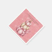 Pink Pumpkin Baby Girl Dusche Serviette (Ecke)