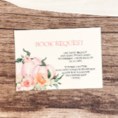 Pink Pumpkin Baby Showbook for Baby Begleitkarte