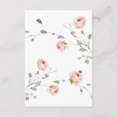 Pink Pumpkin Baby Showbook for Baby Enclosure C Begleitkarte (Rückseite)