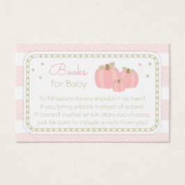Pink Pumpkin Baby Showcard Buchungsanfrage