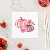 Pink Pumpkin | Babydusche | ROSE Serviette (Beispiel)