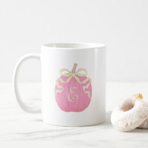 Pink Pumpkin Bow Tasse