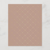 Pink Pumpkin Couples Baby Dusche Pink Gold Budget (Rückseite)