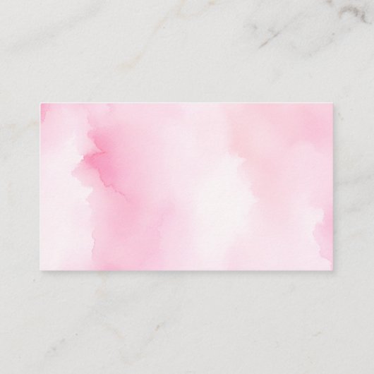 Pink Pumpkin Diaper Raffle Card - Fall Baby Dusche Begleitkarte (Rückseite)