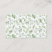 Pink Pumpkin Fall Babydusche Windelwaschkarte Platzkarte (Rückseite)