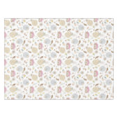 Pink Pumpkin Fall Floral Tableclout Tischdecke (Vorderseite (Horizontal))