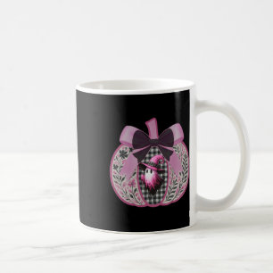Pink Pumpkin Fall Halloween Niedlich Ghost Bow Bru Kaffeetasse