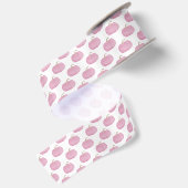 Pink Pumpkin Fall Satin Ribbon Satinband (Rückseite)