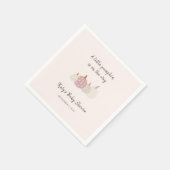 Pink Pumpkin FallBaby Dusche Girl Cocktail Napkins Serviette (Ecke)