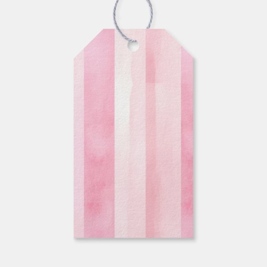 Pink Pumpkin "Flüchtige Blick a Boo" Baby Showmark Geschenkanhänger (Rückseite)