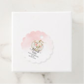 Pink Pumpkin Girl Baby Dusche Danke Geschenkanhänger (Beispiel)