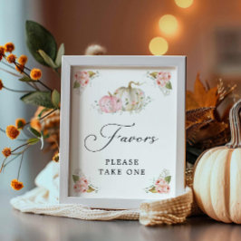 Pink Pumpkin Girl Baby Duwer Favorit Schild