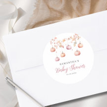 Pink Pumpkin Girl Baby Shower