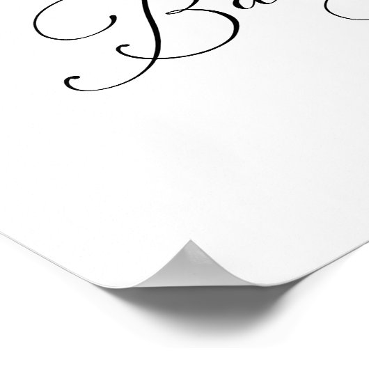 Pink Pumpkin Girl Babydusche Begrüßungszeichen Poster (Ecke)