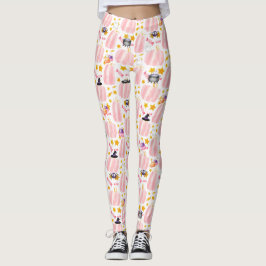 Pink Pumpkin Halloween Leggings
