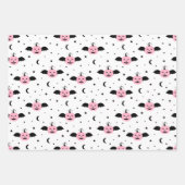 PINK PUMPKIN HALLOWEEN UND FALL PATTERN GESCHENKPAPIER SET (Vorderseite 3)