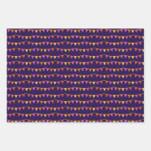 PINK PUMPKIN HALLOWEEN UND FALL PATTERN GESCHENKPAPIER SET (Vorderseite)