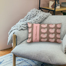 Pink Pumpkin Harvest Erntedank Geschenke Lendenkissen