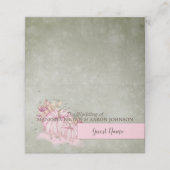 Pink Pumpkin Harvest Fall - Platzkarte (Außenseite Aufgefaltet)