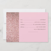 PINK Pumpkin Harvest - Flachkarte Save the Date (Rückseite)