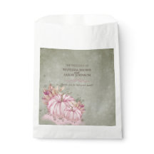 PINK Pumpkin Harvest - Gastgeschenk Hochzeit Bag