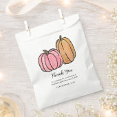 Pink Pumpkin Herbst Ernte Baby Girl Dusche Geschenktütchen (Ausgeschnitten)