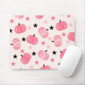Pink Pumpkin-Muster mit Sternen Mousepad (Mit Mouse)