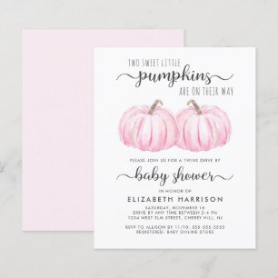 Pink Pumpkin Twin Girls Drive By Baby Shooter