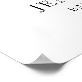 Pink Pumpkin und Sonnenblumendusche Begrüßung Poster (Ecke)