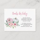 Pink Pumpkins Bücher für Baby Begleitkarte (Vorderseite)