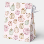 Pink Pumpkins Girl Babydusche Große Geschenkschachtel (Rückseite)