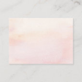 Pink Pumpkins Kinderdusche Buchungsanfrage Visitenkarte (Rückseite)