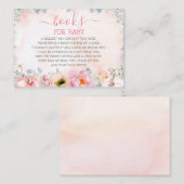 Pink Pumpkins Kinderdusche Buchungsanfrage Visitenkarte (Vorne/Hinten)