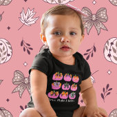 Pink Pumpkins und Coquette Bows Baby Strampler