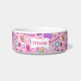 Pink Pup Princess Pet Bowl Napf
