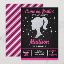 Pink Puppen Besties Modeparty Geburtstag