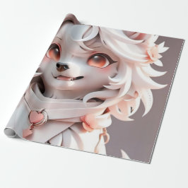 Pink Puppy Design für Kinder Geburtstagsgeschenke Geschenkpapier