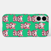 Pink Puppy Dodge Design - Green Case-Mate iPhone Hülle (Rückseite (Horizontal))
