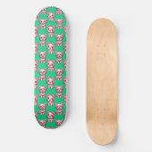 Pink Puppy Dodge Design - Green Skateboard (Vorderseite)
