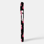 Pink Puppy Dodge Design - Schwarz Case-Mate iPhone Hülle (Rückseite / Links)