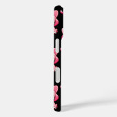 Pink Puppy Dodge Design - Schwarz Case-Mate iPhone Hülle (Rückseite / Rechts)