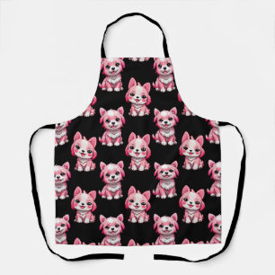 Pink Puppy Dodge Design - Schwarz Schürze