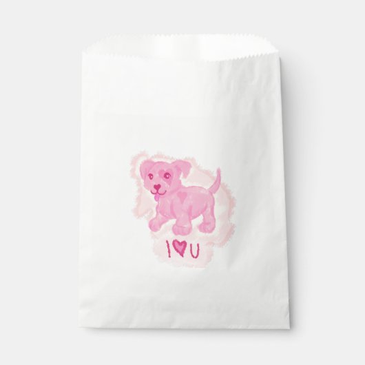 Pink Puppy Geschenktütchen (Vorderseite)