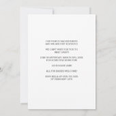 Pink Puppy Hund Adoption Ankündigung Foto-Karte (Rückseite)