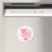 Pink Puppy Magnet (In Situ (Geschirrspüler))