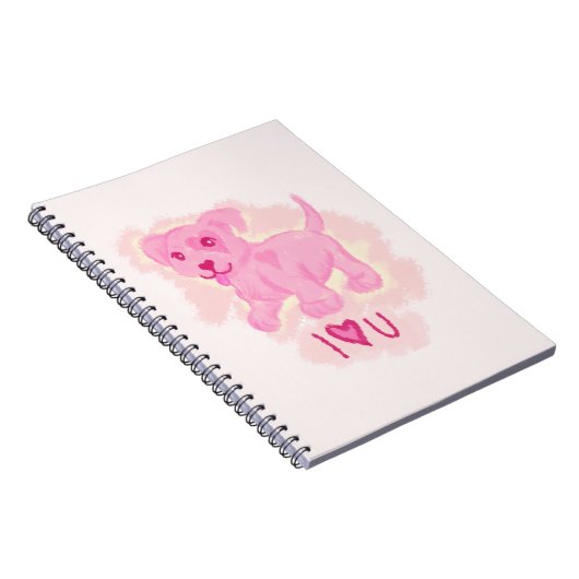 Pink Puppy Notizblock (Rechte Seite)