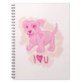 Pink Puppy Notizblock (Vorderseite)