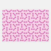 Pink Puppy Party Geschenkwrake, Kinder & Haustiere Geschenkpapier Set (Vorderseite)